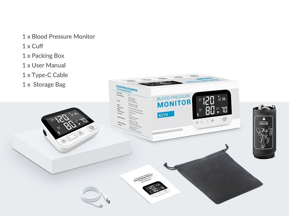 b21h upper arm blood pressure monitor