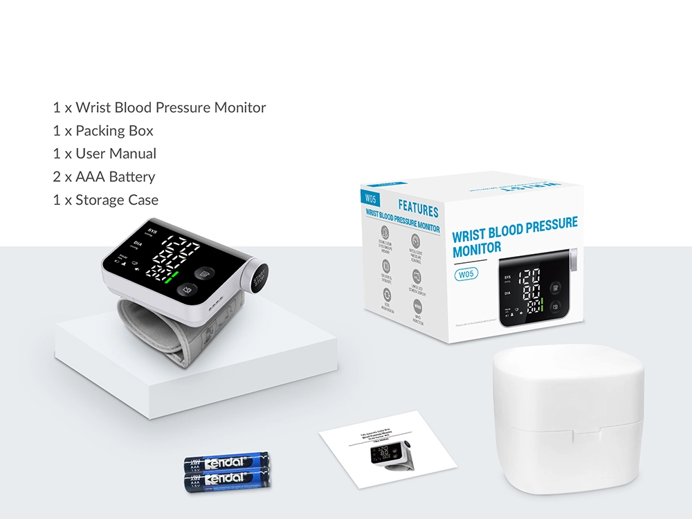 w05 wrist blood pressure monitor