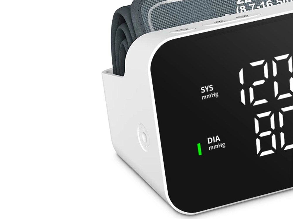 arm for blood pressure