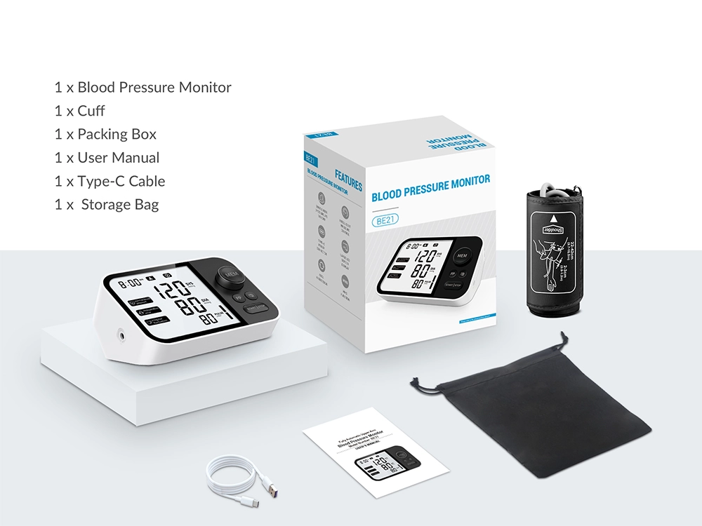 be21 upper arm blood pressure monitor